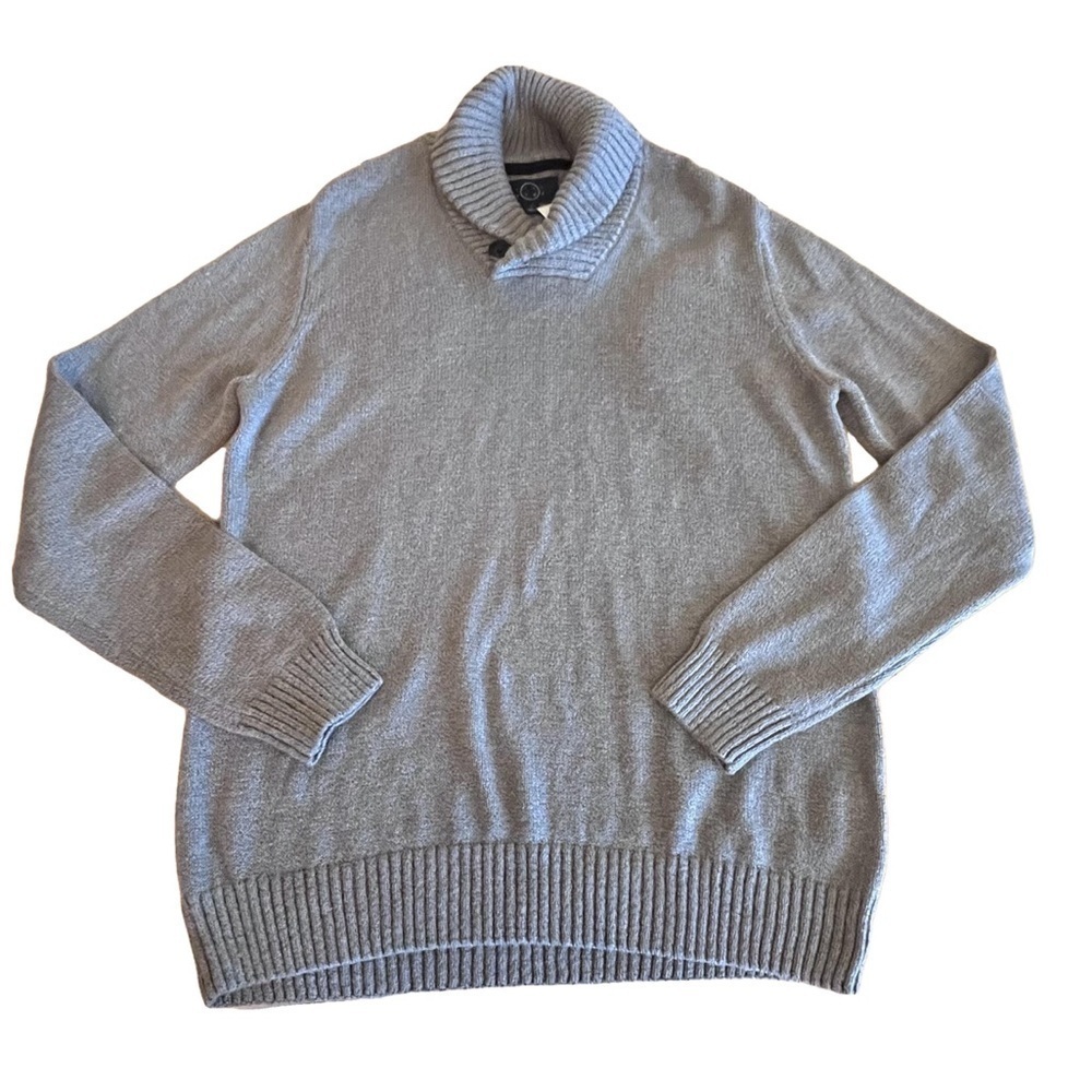 Even Tide Men's Shawl Collar Sweater, Size Large